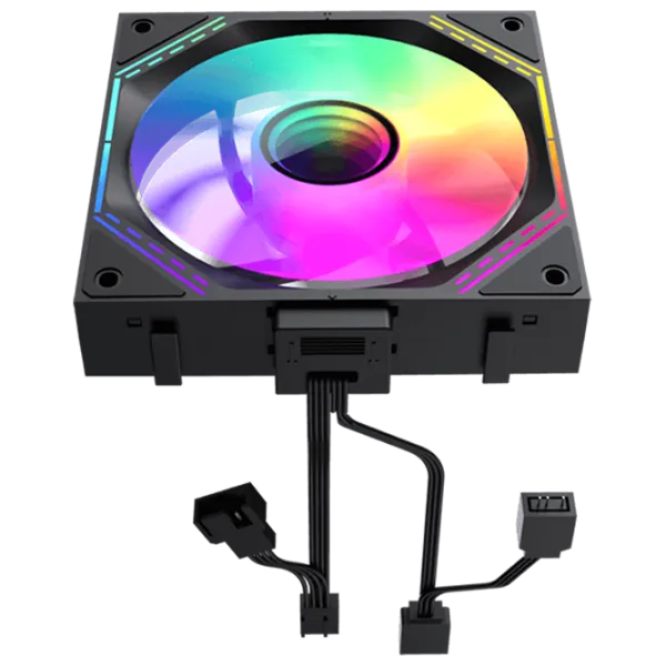 Ventilator de carcasă Gamemax FN12A-S3I-R Hidrodinamic / 1600 rot/min photo 7
