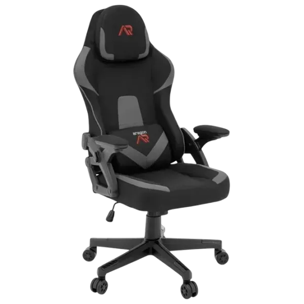 Scaun Gaming Aragon CM-370890 Gray Black photo 1