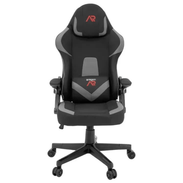 Scaun Gaming Aragon CM-370890 Gray Black photo 2