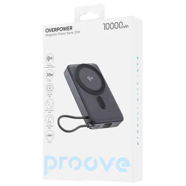 Power Bank Proove OverPower 10000 mAh/ Gray photo 8
