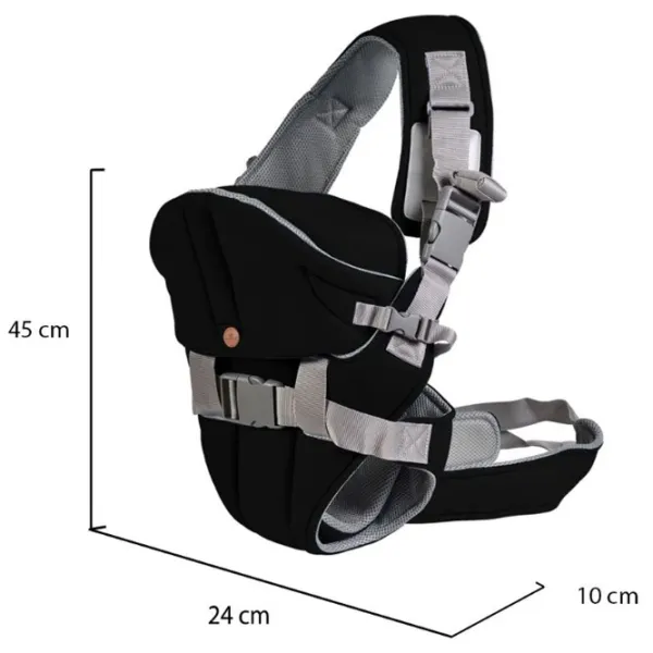 Переноска для детей Moni Carry Go 2 (MT.104737) 13 кг / Черный photo 3