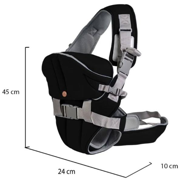 Переноска для детей Moni Carry Go 2 (MT.104737) 13 кг / Черный photo 3