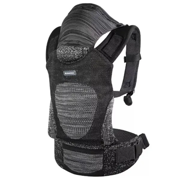 Marsupiu pentru copii Kikka Boo Hoody Knit (KB.124575) 15 kg / Black photo 1