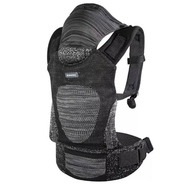 Marsupiu pentru copii Kikka Boo Hoody Knit (KB.124575) 15 kg / Black photo 1