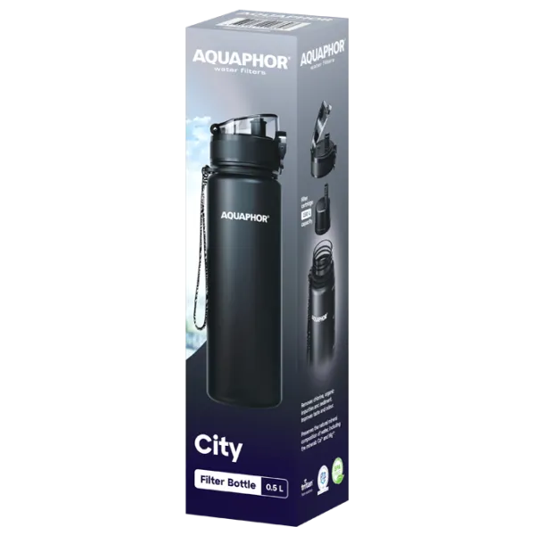 Бутылка для воды Aquaphor City Черный photo 3
