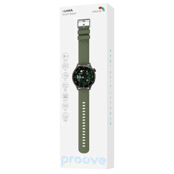Ceas inteligent Proove Terra  1.43" / / Graphite - Khaki / SWTR00006414 photo 10