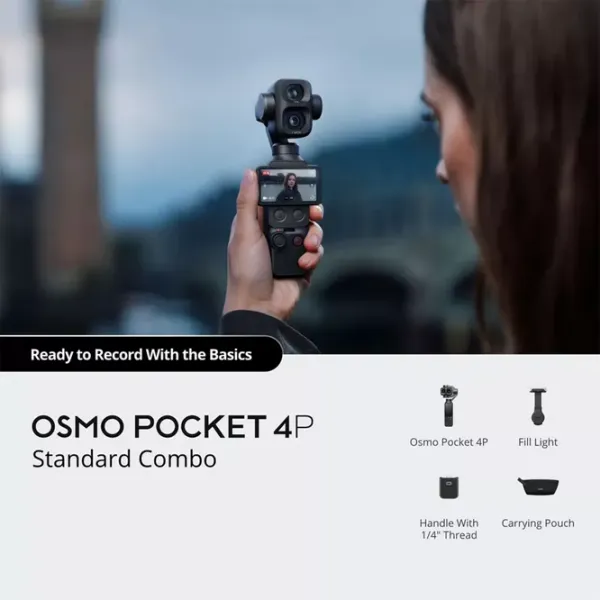 Экшн-камера DJI Osmo Pocket 4P Standard Combo 37 МП / 1545 мАч / Черный photo 12