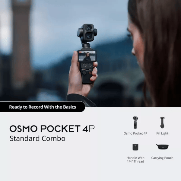 Экшн-камера DJI Osmo Pocket 4P Standard Combo 37 МП / 1545 мАч / Черный photo 12