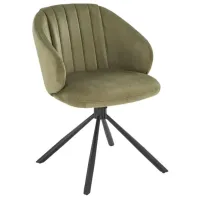 Scaun de bucătărie AG K533 Stofă/ Olive Black