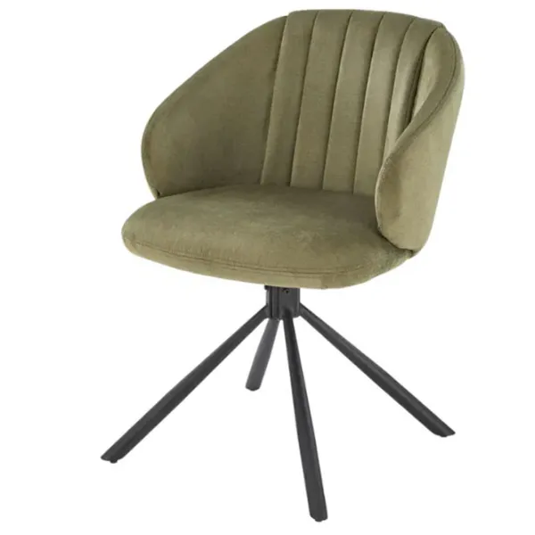 Scaun de bucătărie AG K533 Stofă/ Olive Black photo 2