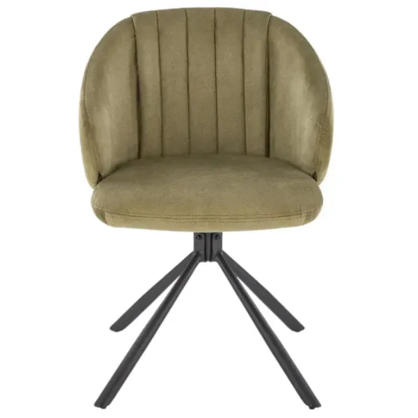 Scaun de bucătărie AG K533 Stofă/ Olive Black photo 3