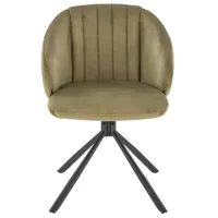 Scaun de bucătărie AG K533 Stofă/ Olive Black photo 3