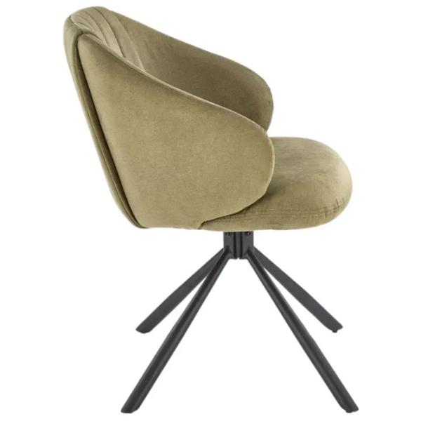 Scaun de bucătărie AG K533 Stofă/ Olive Black photo 5