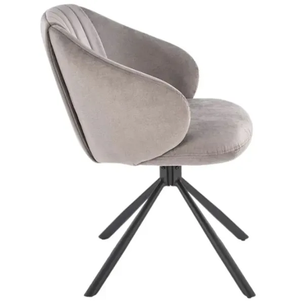 Scaun de bucătărie AG K533 Stofă/ Gray Black photo 2