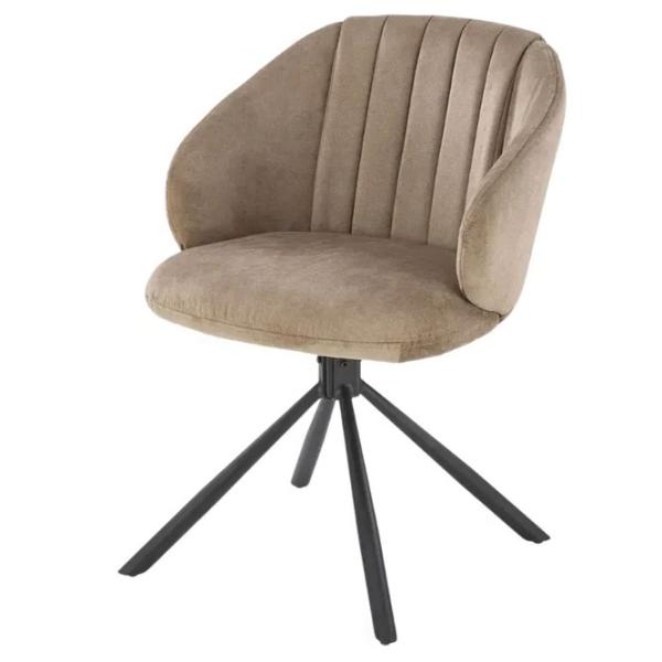 Scaun de bucătărie AG K533 Stofă/ Beige Black photo 2