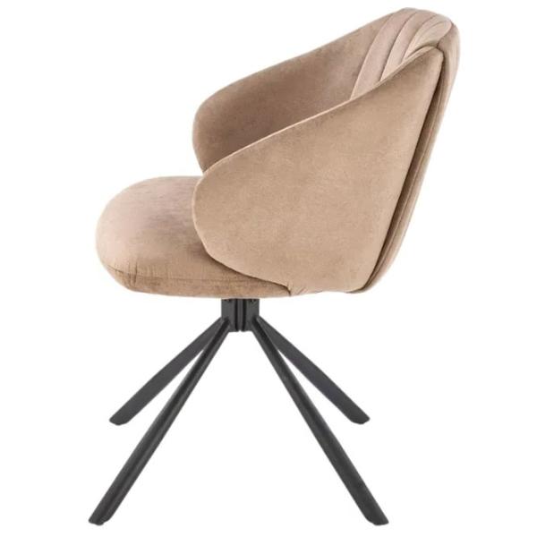 Scaun de bucătărie AG K533 Stofă/ Beige Black photo 4