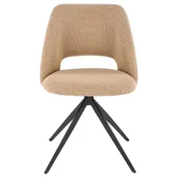 Scaun de bucătărie AG K546 Stofă/ Beige Black photo 2