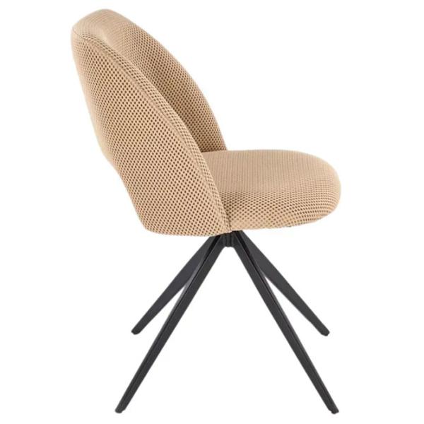 Scaun de bucătărie AG K546 Stofă/ Beige Black photo 3