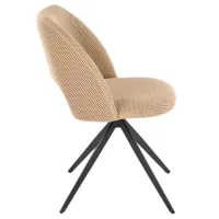 Scaun de bucătărie AG K546 Stofă/ Beige Black photo 3