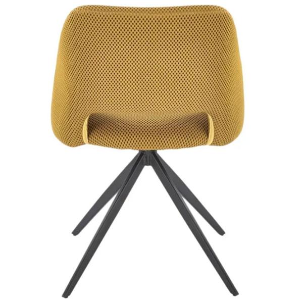 Scaun de bucătărie AG K546 Stofă/ Yellow Black photo 6
