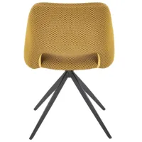 Scaun de bucătărie AG K546 Stofă/ Yellow Black photo 6