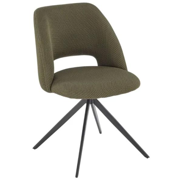 Scaun de bucătărie AG K546 Stofă/ Olive Black photo 1