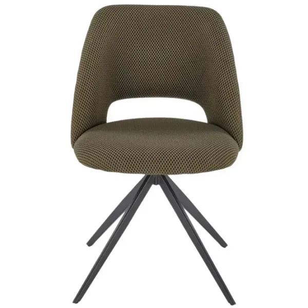 Scaun de bucătărie AG K546 Stofă/ Olive Black photo 3