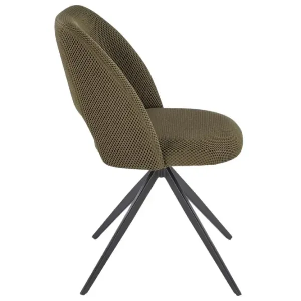 Scaun de bucătărie AG K546 Stofă/ Olive Black photo 4