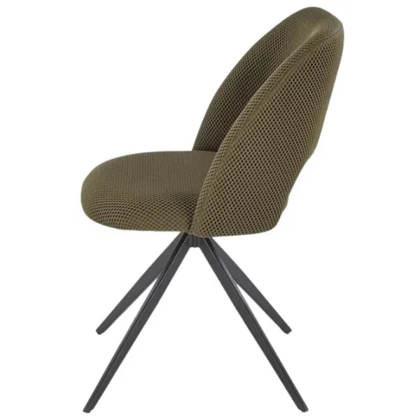 Scaun de bucătărie AG K546 Stofă/ Olive Black photo 5