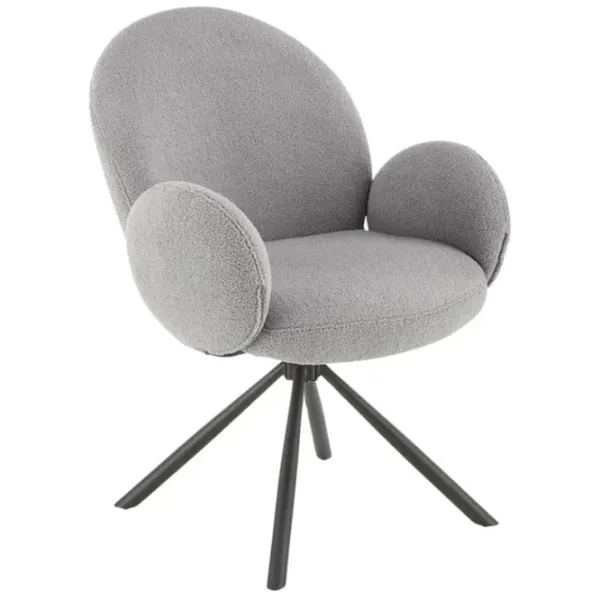 Scaun de bucătărie AG K498 Stofă/ Gray Black photo 1