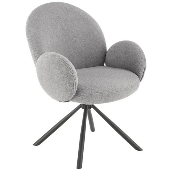 Scaun de bucătărie AG K498 Stofă/ Gray Black photo 1