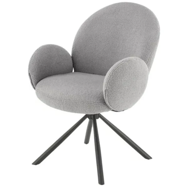 Scaun de bucătărie AG K498 Stofă/ Gray Black photo 3