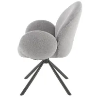 Scaun de bucătărie AG K498 Stofă/ Gray Black photo 4