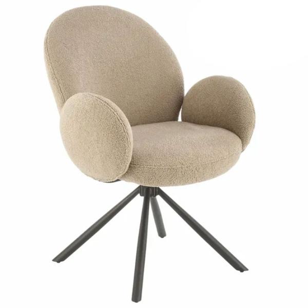 Scaun de bucătărie AG K498 Stofă/ Cappucino Black photo 1