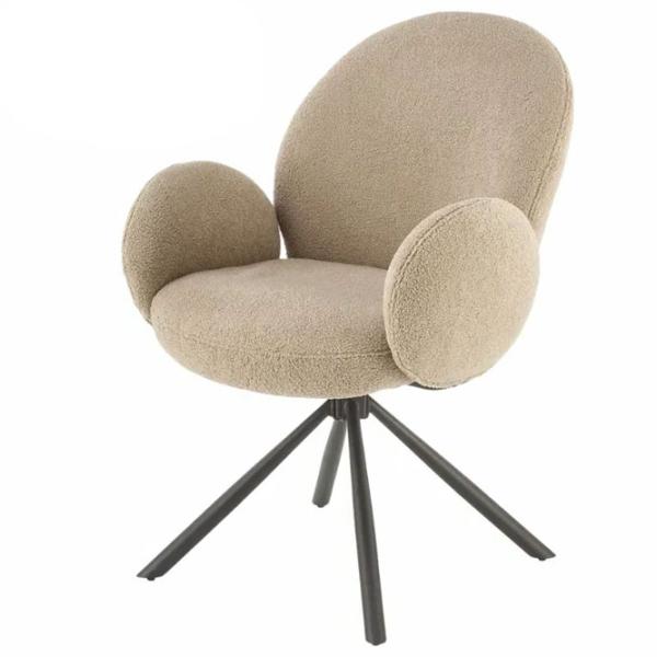 Scaun de bucătărie AG K498 Stofă/ Cappucino Black photo 2