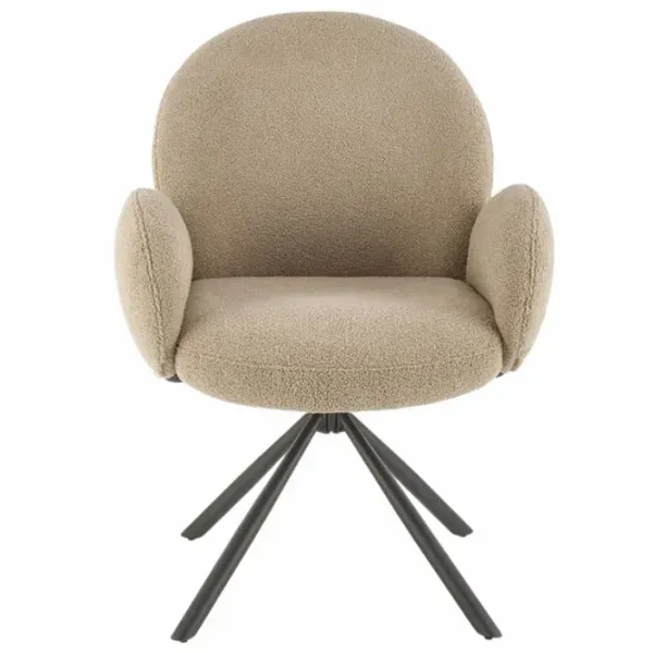 Scaun de bucătărie AG K498 Stofă/ Cappucino Black photo 3