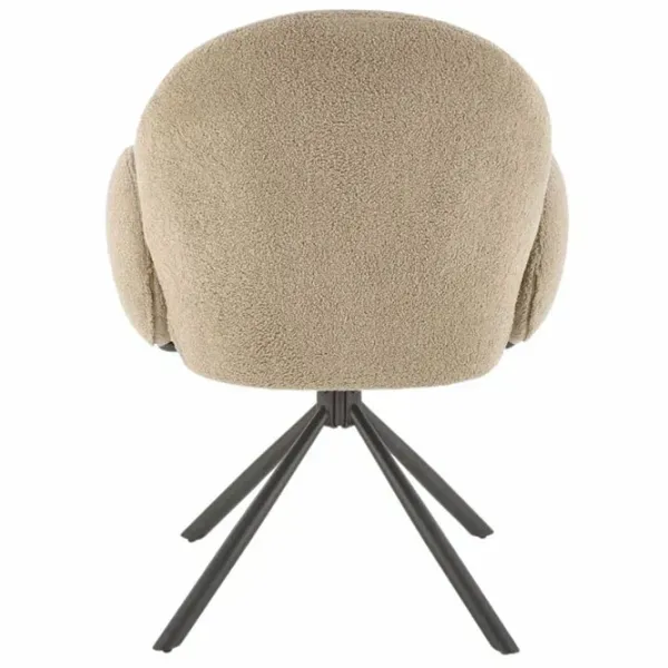 Scaun de bucătărie AG K498 Stofă/ Cappucino Black photo 4