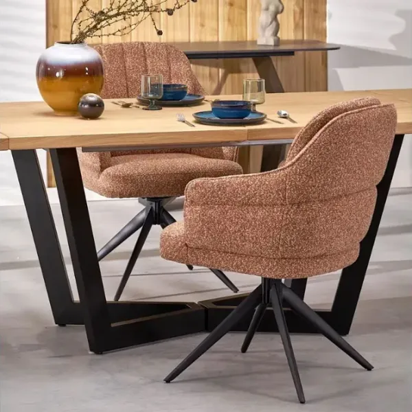 Scaun de bucătărie AG K570 Stofă/ Cinnamon Black photo 8