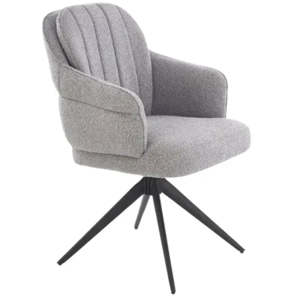 Scaun de bucătărie AG K570 Stofă/ Gray Black photo 1