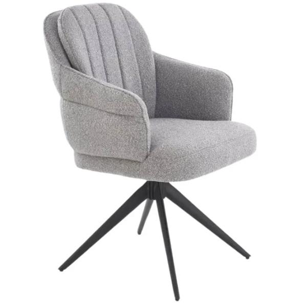 Scaun de bucătărie AG K570 Stofă/ Gray Black photo 1