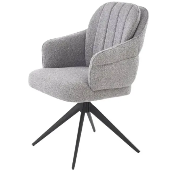 Scaun de bucătărie AG K570 Stofă/ Gray Black photo 3