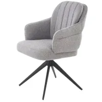 Scaun de bucătărie AG K570 Stofă/ Gray Black photo 3