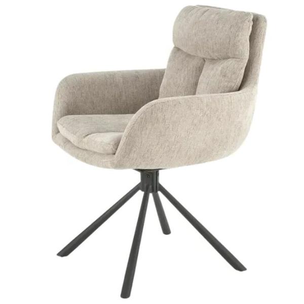 Scaun de bucătărie AG K495 Stofă/ Beige Black photo 2