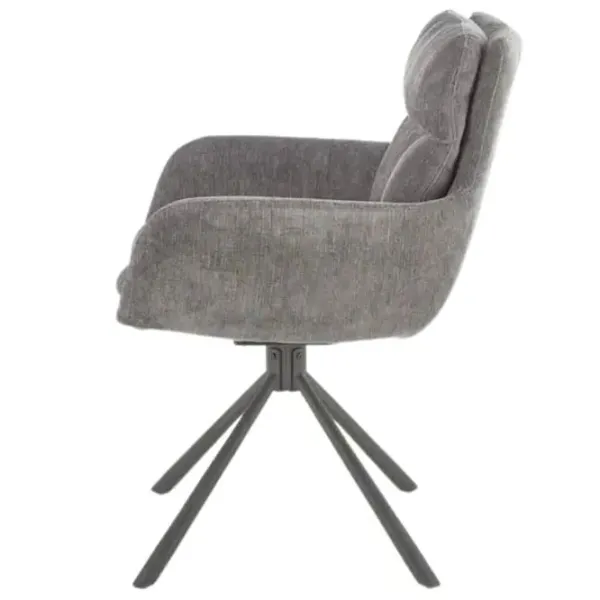Scaun de bucătărie AG K495 Stofă/ Gray Black photo 4
