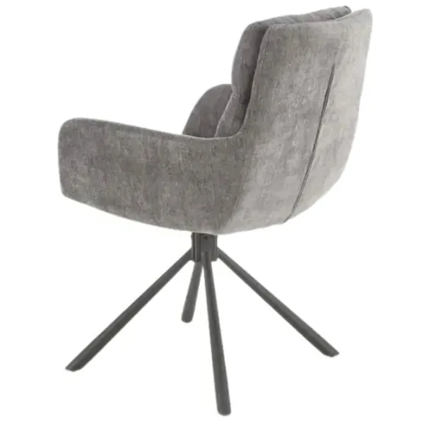 Scaun de bucătărie AG K495 Stofă/ Gray Black photo 6