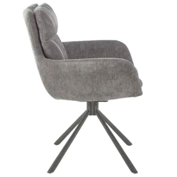 Scaun de bucătărie AG K495 Stofă/ Gray Black photo 9