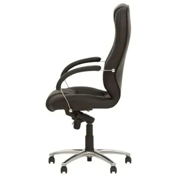 Fotoliu de birou Nowy Styl Modus steel chrome LE-A Piele artificială/ Black Chrome photo 3