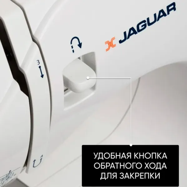 Mașină de cusut Jaguar FS-6200 Electromecanică / White photo 7