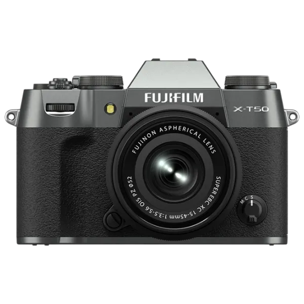 Фотоаппарат FujiFilm X-T50 15-45 mm  CMOS/ Угольно-серебристый photo 1