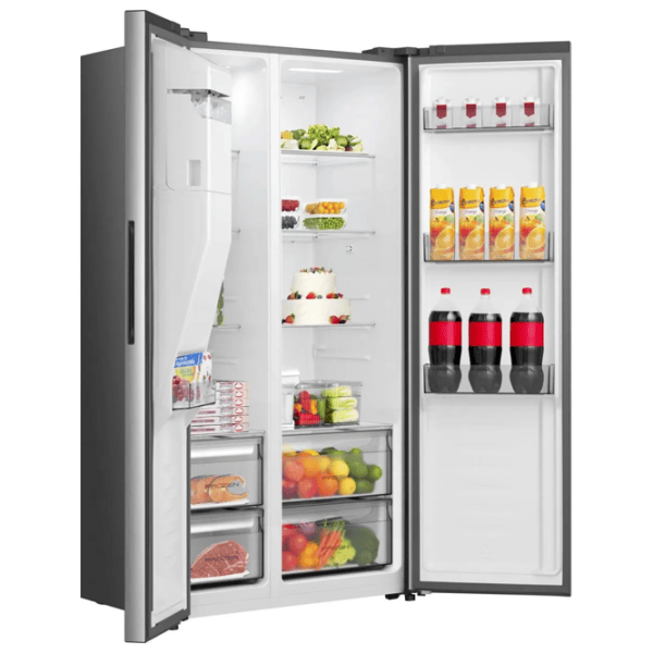 Frigider Hisense RS5P528STIE Side by Side 528 l / 178.6 cm / Inox photo 5